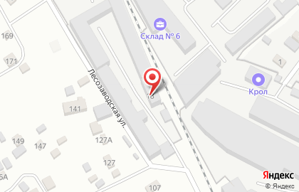 Торговая компания на Лесозаводской улице на карте