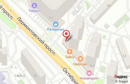 Клиника Ирина на Лермонтовском проспекте на карте