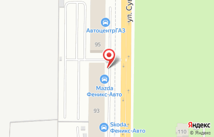 Автосалон Mazda в Кировском районе на карте