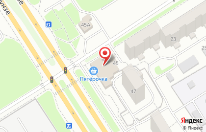 Сеть супермаркетов Пятерочка в Фрунзенском районе на карте