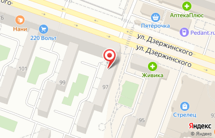 Торгово-производственная фирма УралDoors на улице Дзержинского, 97 на карте