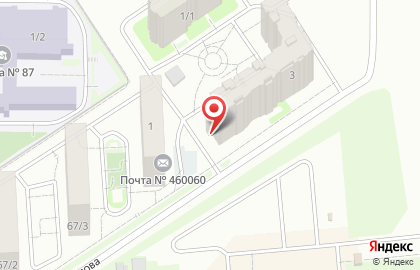 Автомат по продаже питьевой воды Осмос56 в Ленинском районе на карте