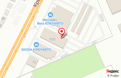 Автосалон ŠKODA КЛЮЧАВТО на Крылатой улице на карте