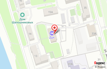 Гостиница ДУК на карте