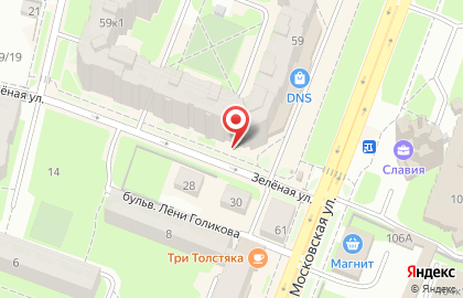 Ювелирный салон-мастерская Инфинити на Большой Московской улице на карте