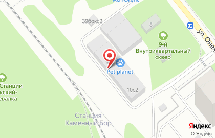 Шиномонтажная мастерская на улице Онежской Флотилии на карте