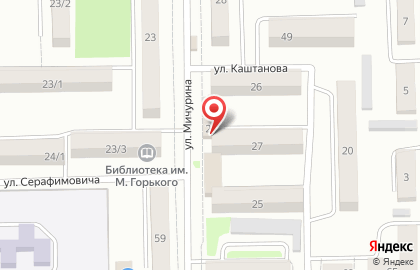 Фирменный магазин Ермолино на улице Мичурина на карте
