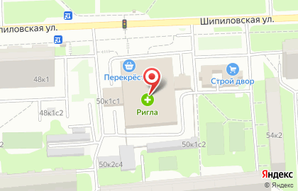 Перекресток на Шипиловской на карте