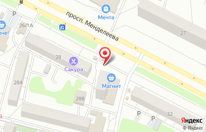 Магазин в Омске на карте