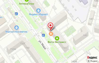Служба доставки СушКО на улице Мира на карте