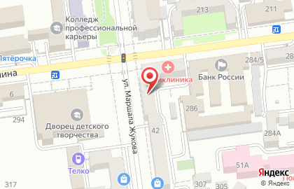 Bon Pain на улице Маршала Жукова на карте