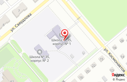 Участковая избирательная комиссия №814 на улице Космонавтов на карте