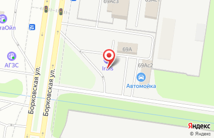АЗС Лукойл, ООО Тк Альянс на Борковской улице на карте