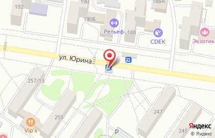 Киоск по продаже фруктов и овощей в Барнауле на карте