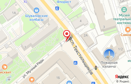 Алекс на проспекте Текстильщиков на карте