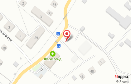 Продовольственный магазин в Калининском районе на карте