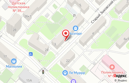 Мини-маркет Зыковский на карте