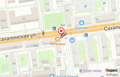 Цветочная лавка Flowery на Сахалинской улице на карте