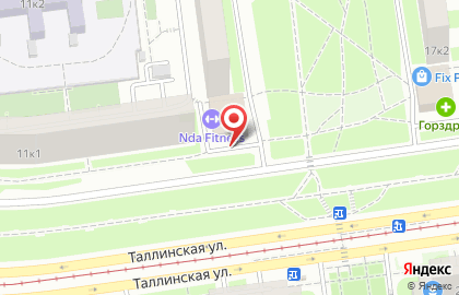 Лечебно-диагностический Центр Колопроктологии на Таллинской улице на карте