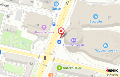 Киоск по продаже печатной продукции Роспечать на улице Ленина, 57в киоск на карте