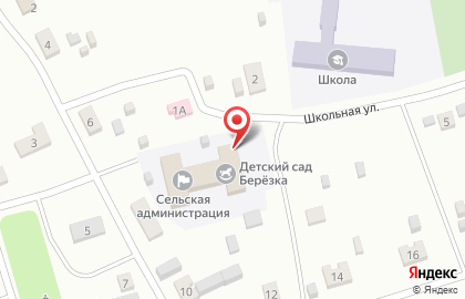 Участковый пункт полиции №2 с. Дъектиек на Школьной улице на карте