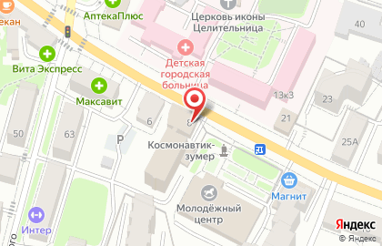 Управление по вопросам миграции МВД России в Калуге на карте