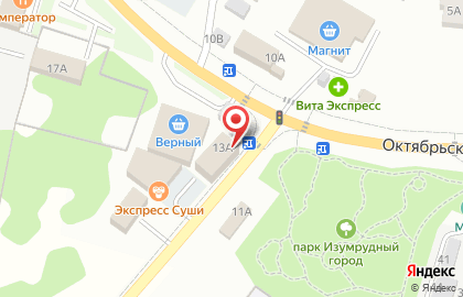 Магазин разливных напитков Воблаbeer на Октябрьской улице на карте