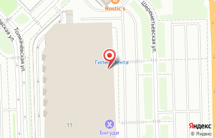 Гипермаркет Лента в Московском районе на карте