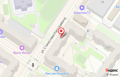 Мастерская по ремонту обуви на улице Станислава Карнацевича на карте