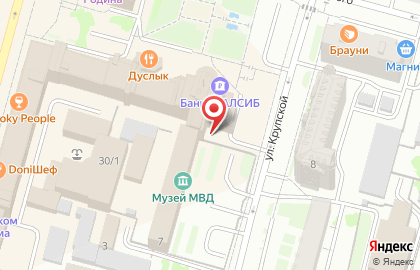 ОАО Банк Уралсиб на улице Крупской на карте