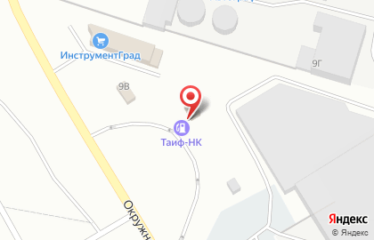 Таиф-нк азс на Окружном шоссе в Елабуге на карте