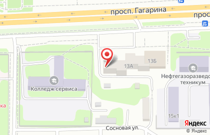 Стоматологическая поликлиника №1 на проспекте Гагарина на карте