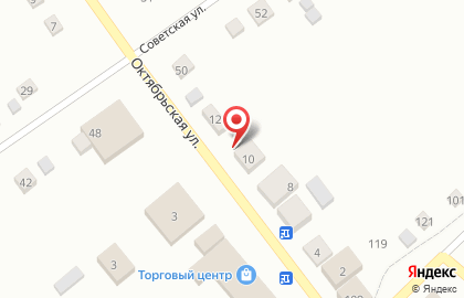 Аптека Вера-Сибфарм на Октябрьской улице на карте