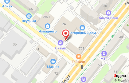 Торгово-производственная компания Контур в Октябрьском районе на карте