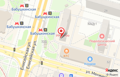 Центр ювелирных распродаж Золото Дисконт в Бабушкинском районе на карте