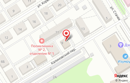 ООО УралМегаСтрой в Калиновском переулке на карте