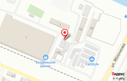Оптово-розничный магазин на Августовской улице на карте