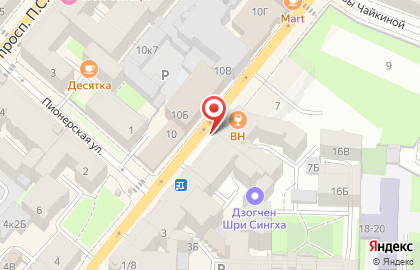 Магазин текстиля для дома Петербургские сны на Большой Пушкарской улице на карте