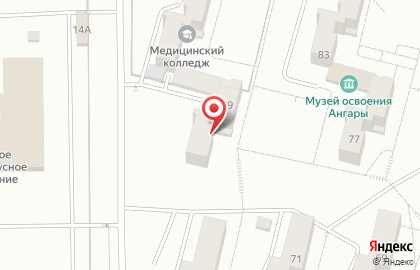 Продовольственный магазин Снежок в Центральном районе на карте
