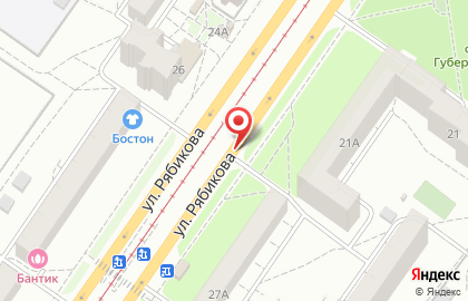 Студия отбеливания зубов Smile ROOM на улице Рябикова на карте
