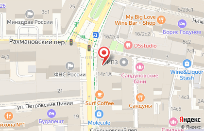 Банк ВТБ на Неглинной улице на карте