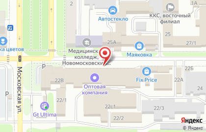 Сауна на Маяковского на карте