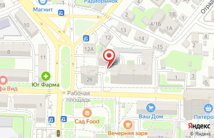 Магазин стройматериалов в Ростове-на-Дону на карте