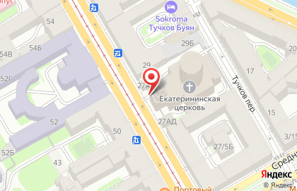 Храм Святой Великомученицы Екатерины в Санкт-Петербурге на карте