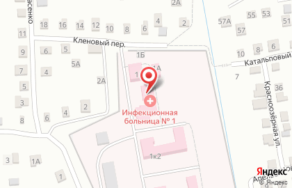 Реабилитационный центр "Наркологическая клиника №1" в Кленовом переулке на карте