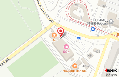 Центр автоуслуг на Алма-Атинской улице на карте