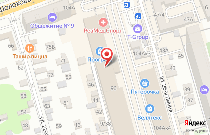 Салон-магазин Мир волос на проспекте Шолохова на карте