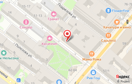 Мини-отель Альтбург в Петроградском районе на карте