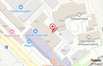 Служба заказа легкового транспорта Семёрочка на Полюстровском проспекте на карте