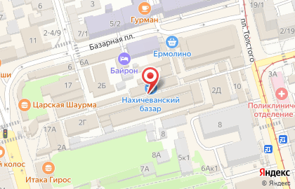 Магазин Золотая Рыбка на Базарной площади на карте